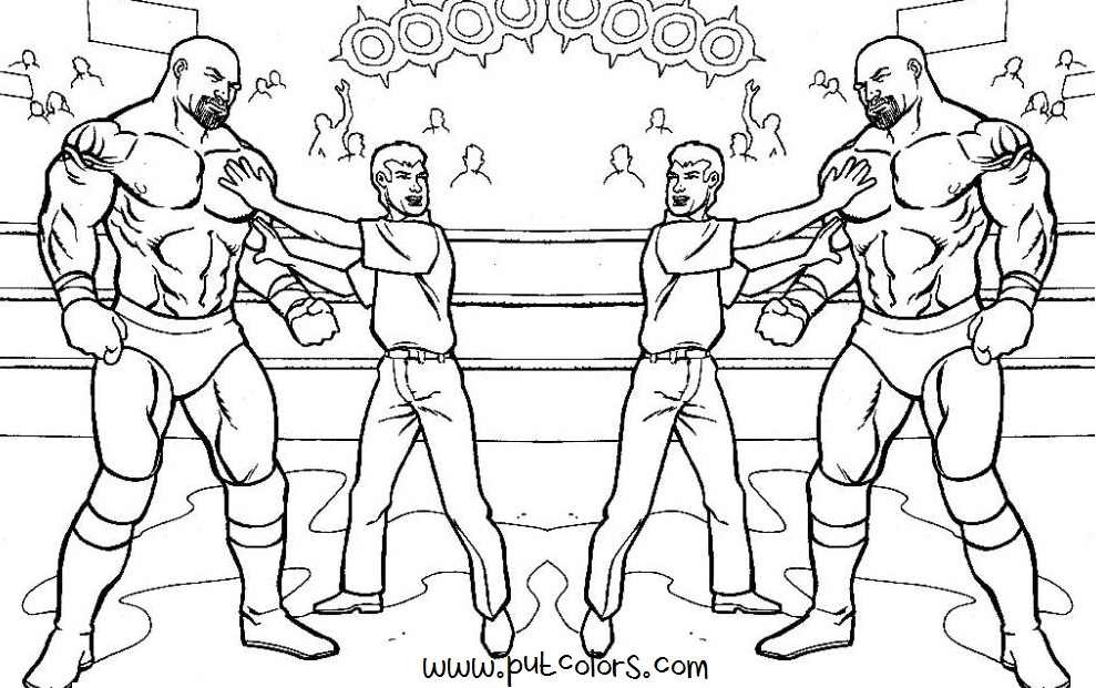 Wrestling Coloring Pages
 Wwe Coloring Pages For Kids 9081 Bestofcoloring