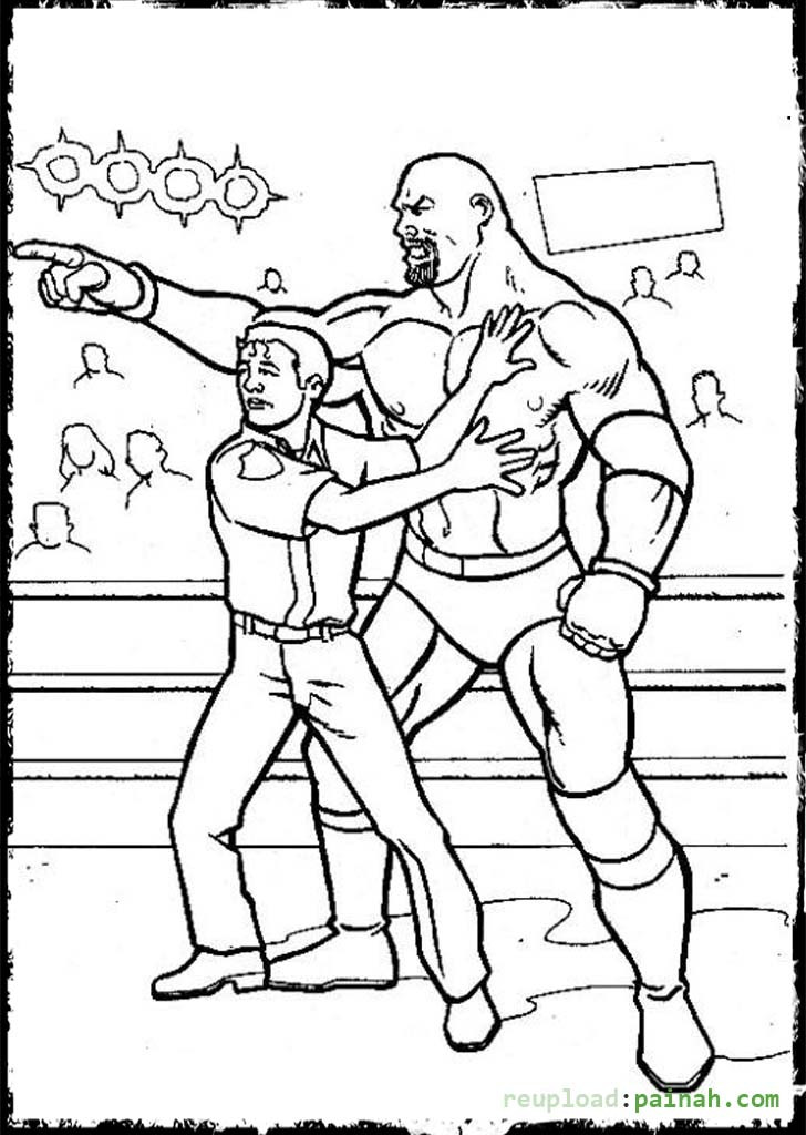 Wrestling Coloring Pages
 Wrestling Coloring Pages for Boys Printable Free