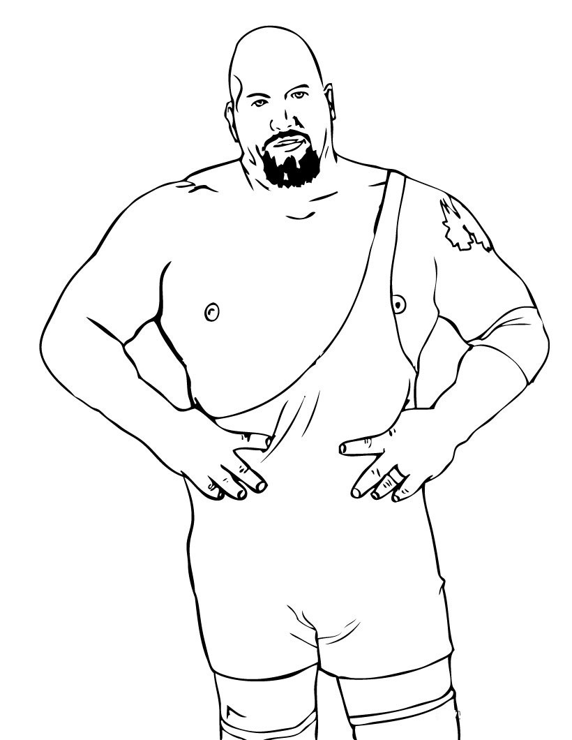 Wrestling Coloring Pages
 Free Printable WWE Coloring Pages For Kids