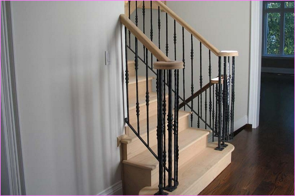 Best ideas about Wrought Iron Stair Railing Kits
. Save or Pin Interior Railing Wooden With Iron Systems Wrought Iron Now.