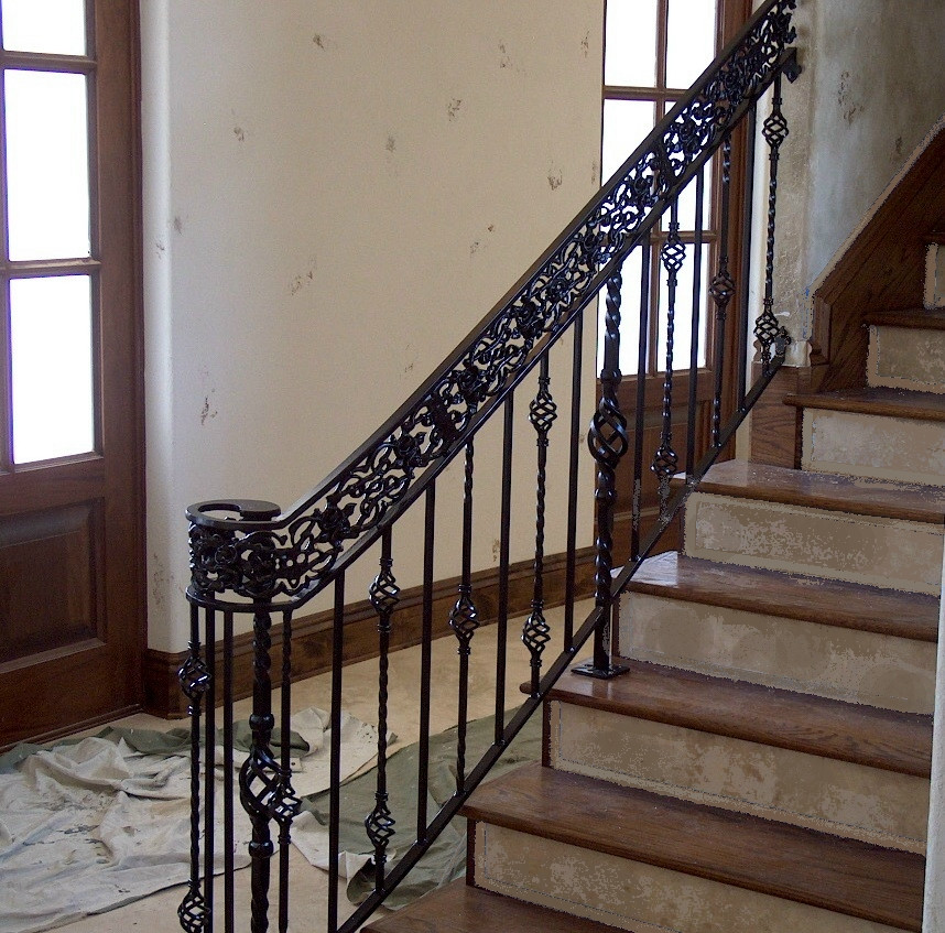 Best ideas about Wrought Iron Stair Railing Kits
. Save or Pin Black Wrought Iron Stair Railing — New Home Design Now.