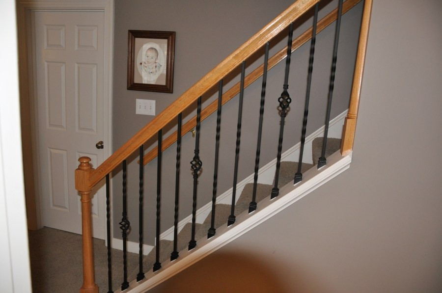 Best ideas about Wrought Iron Stair Railing Kits
. Save or Pin Indoor stair railing kit wrought iron stair railings Now.