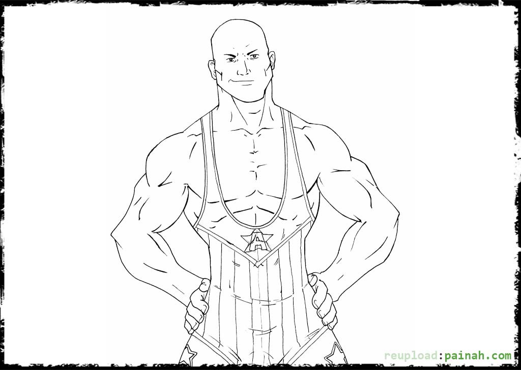 Wwe Coloring Pages For Boys
 Wrestling Coloring Pages for Boys Printable Free