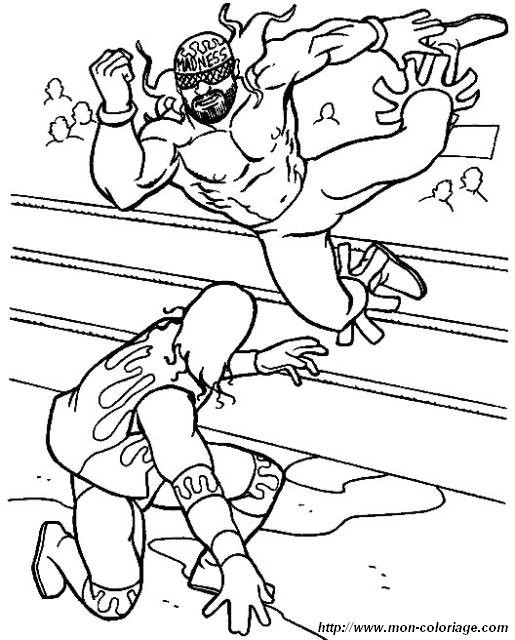 Wwe Coloring Pages For Boys
 Colorare WWE Wrestling disegno wrestling 136