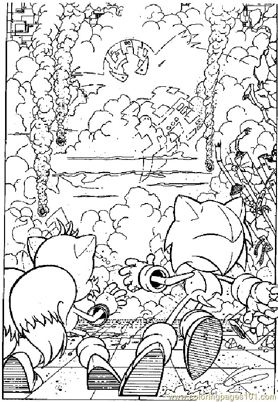 X Rated Adult Coloring Books
 Sonic The Hedgehog Coloring Page 10 Coloring Page Free