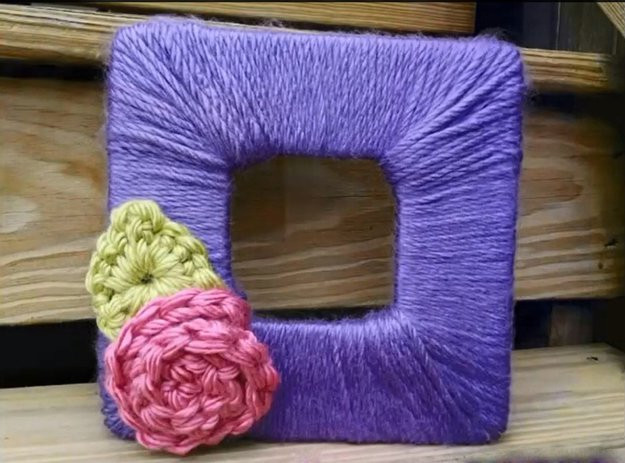 Yarn Craft Ideas For Adults
 Crafts Lovers Yarn DIY Frame DIYReady