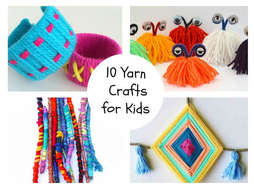 Yarn Craft Ideas For Adults
 10 Yarn Crafts for Kids