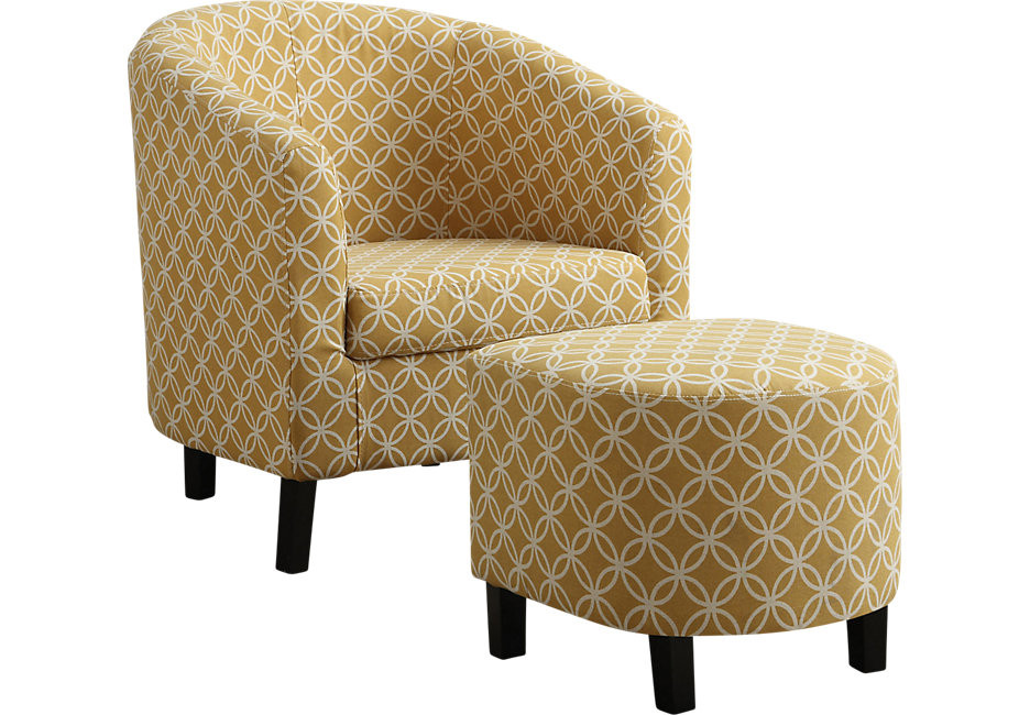 Best ideas about Yellow Accent Chair
. Save or Pin Ferncroft Yellow Accent Chair & Ottoman Accent Chairs Now.
