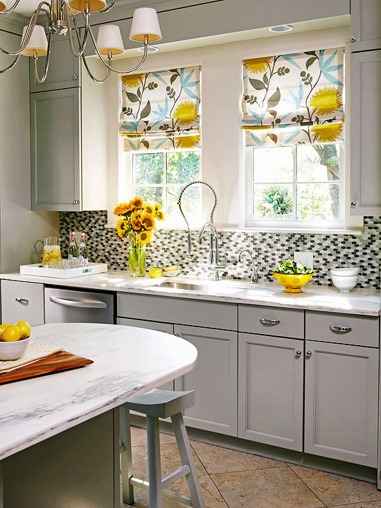 Best ideas about Yellow And Gray Kitchen Decor
. Save or Pin Gray and Yellow Kitchen Contemporary kitchen BHG Now.