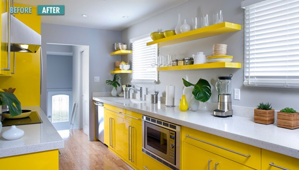 Best ideas about Yellow And Gray Kitchen Decor
. Save or Pin Hot Color bo Yellow & Gray Now.
