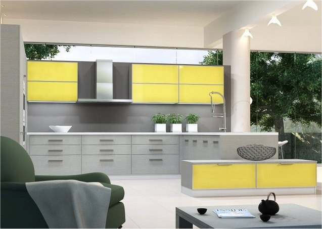 Best ideas about Yellow And Grey Kitchen Decor
. Save or Pin Modern Yellow and grey Kitchen ideas Now.