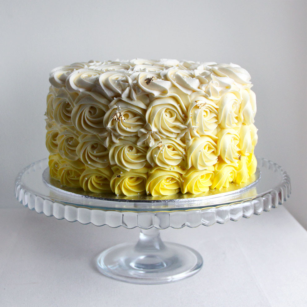 Yellow Birthday Cake
 Celebration Cakes Birthday Cakes