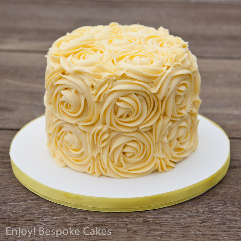 Yellow Birthday Cake
 Yellow Rose Cake