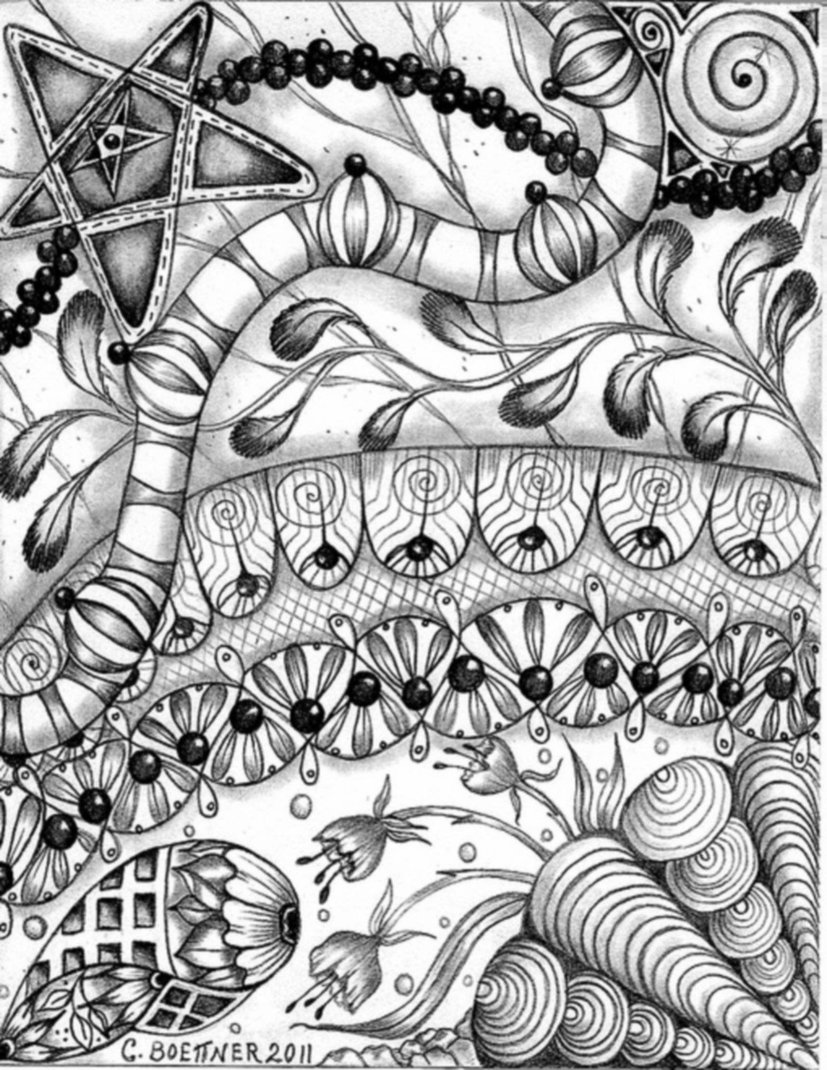 Zendoodle Coloring Book
 Free coloring pages of zendoodle