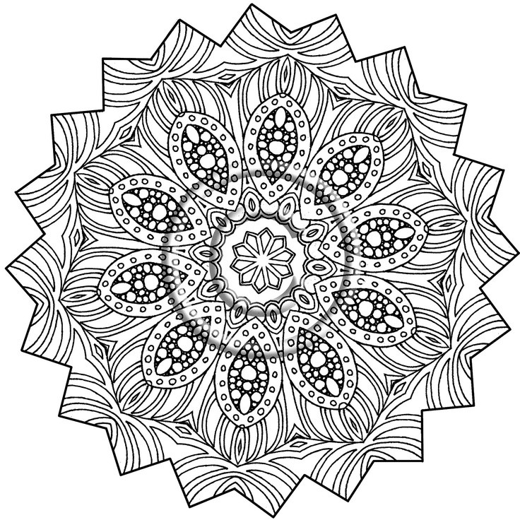 Zendoodle Coloring Book
 Free coloring pages of zen doodle