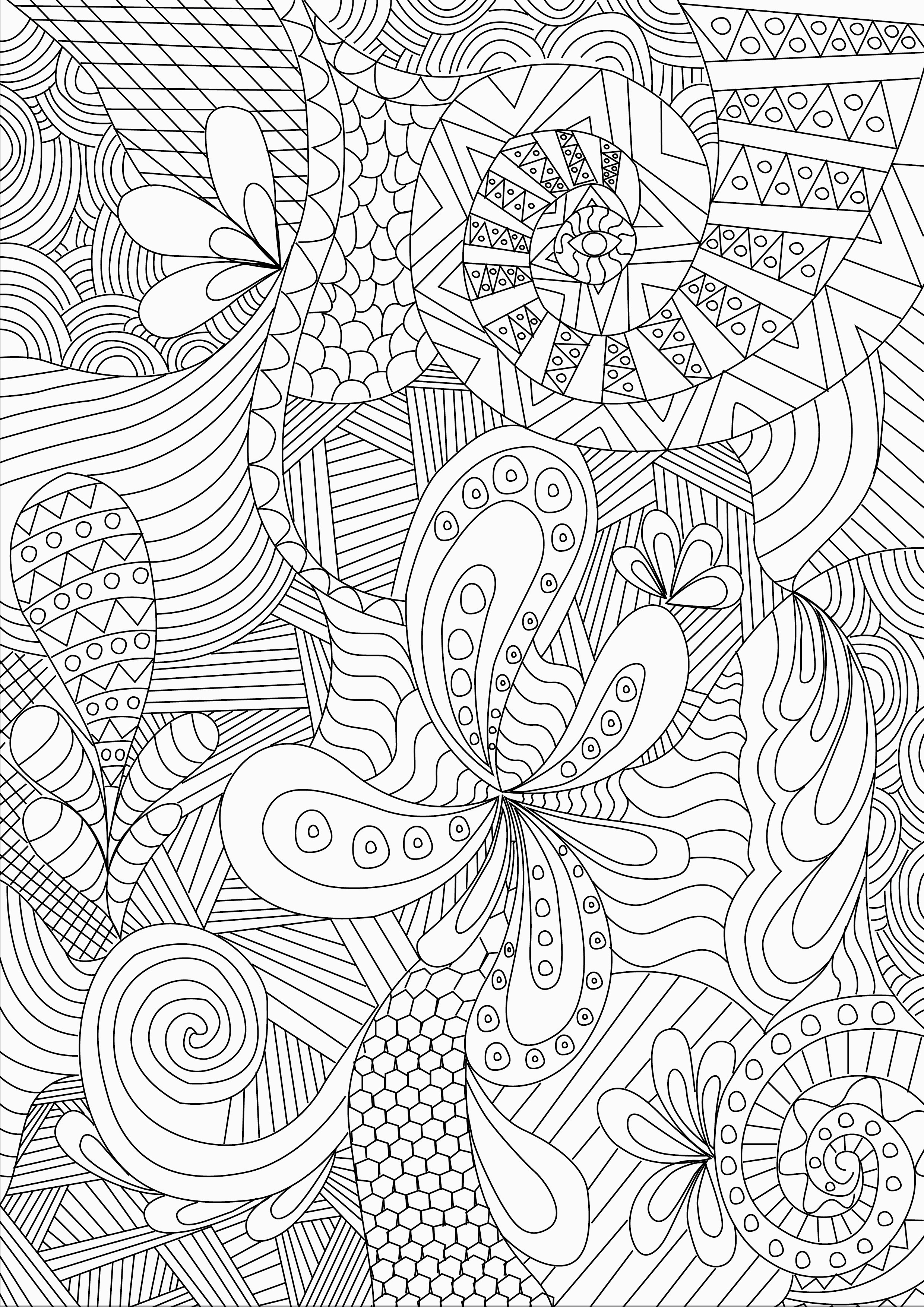 Zentangle Coloring Pages For Teens
 Zentangle