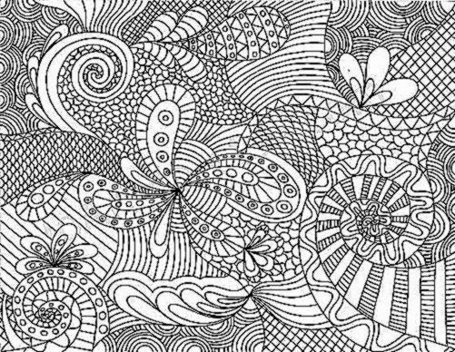 Zentangle Coloring Pages For Teens
 Coloring For Adults