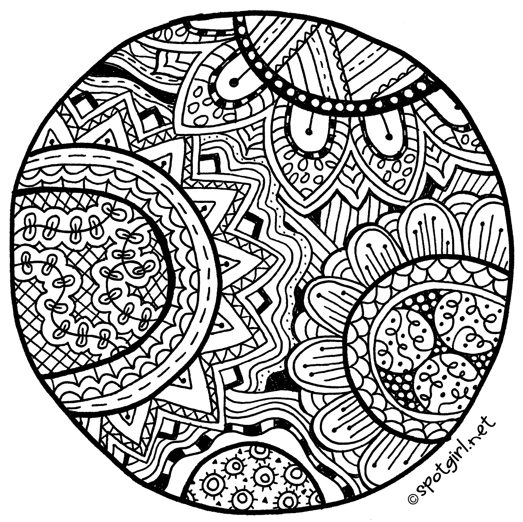 Zentangle Coloring Sheets For Boys
 8 Best of Zentangle Bookmarks Free Printables Art