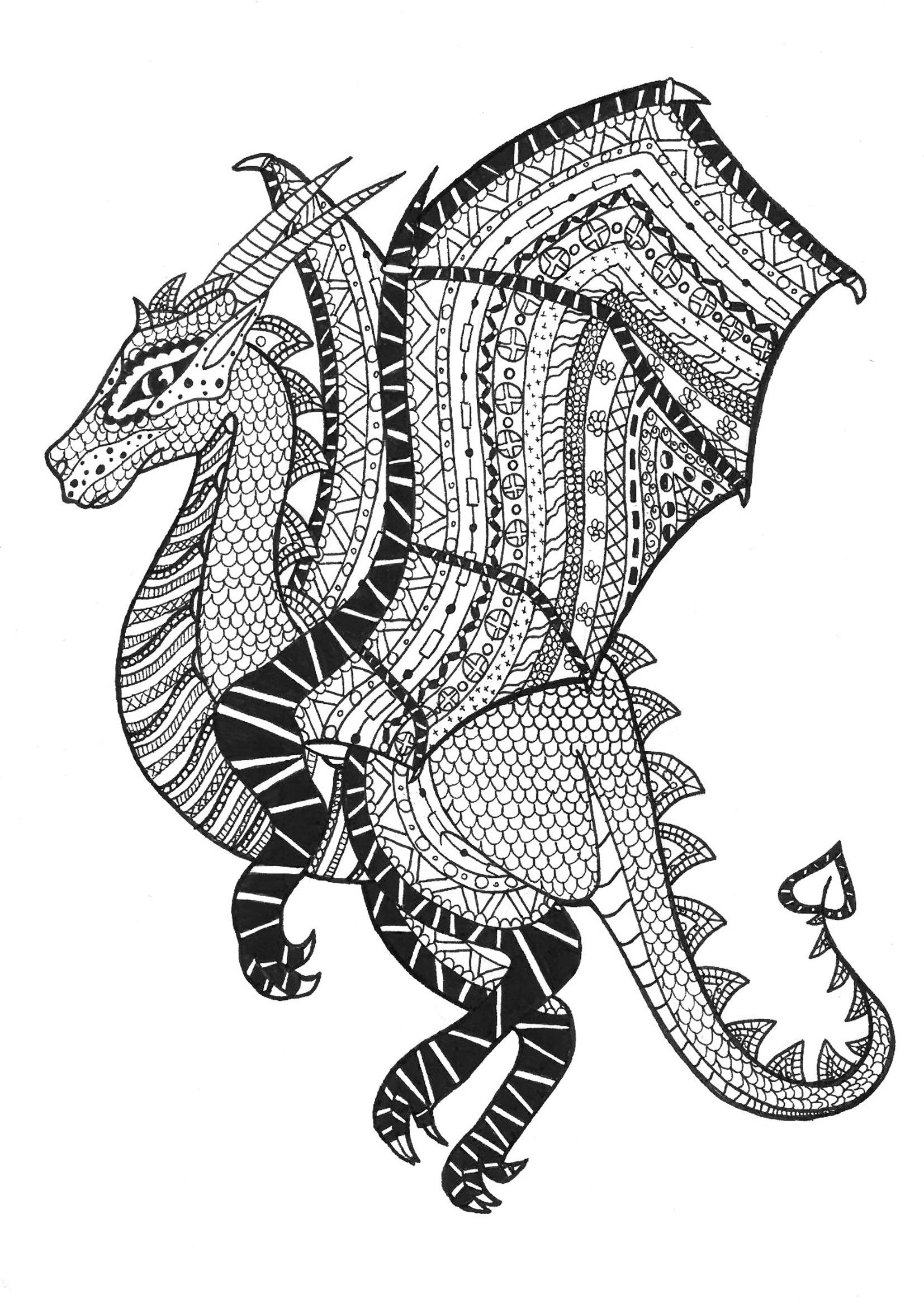 Zentangle Coloring Sheets For Boys
 Zentangle to print Zentangle Kids Coloring Pages