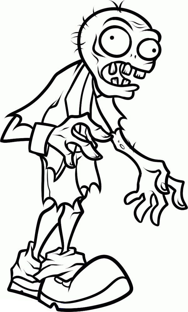 Zombie Coloring Pages For Kids
 Kids Zombie Coloring Page Coloring Home