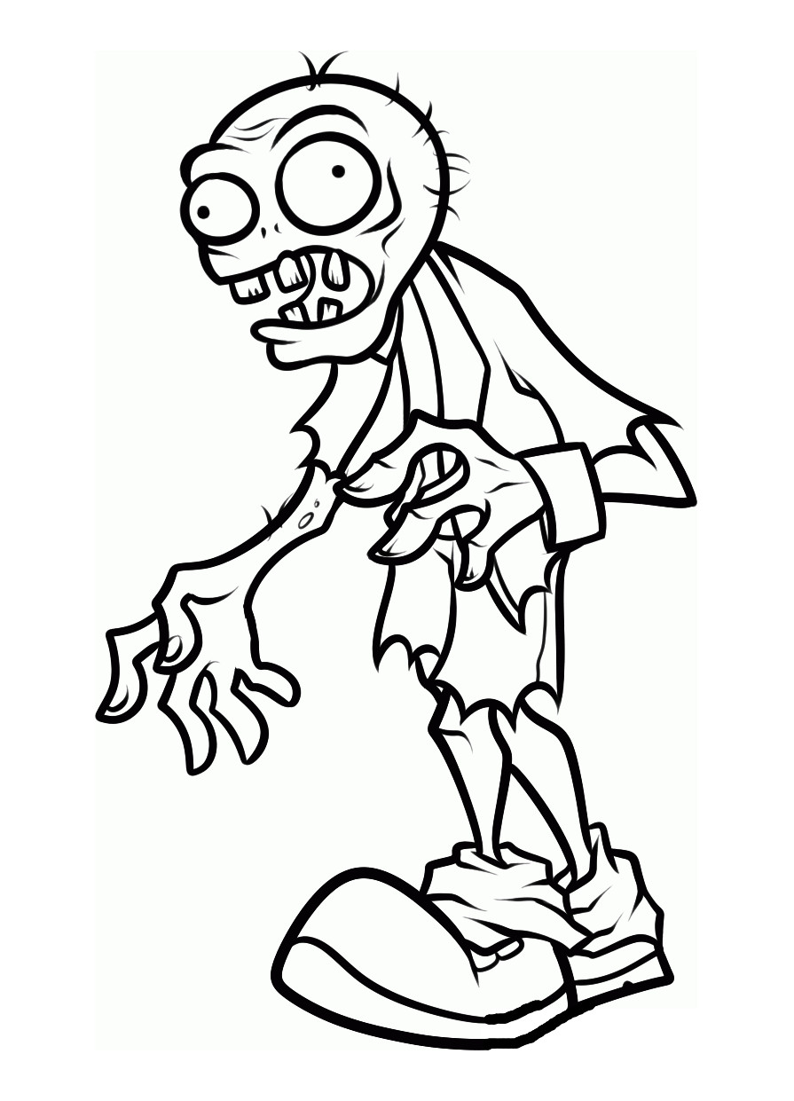 Zombie Coloring Pages For Kids
 Zombies for children Zombies Kids Coloring Pages