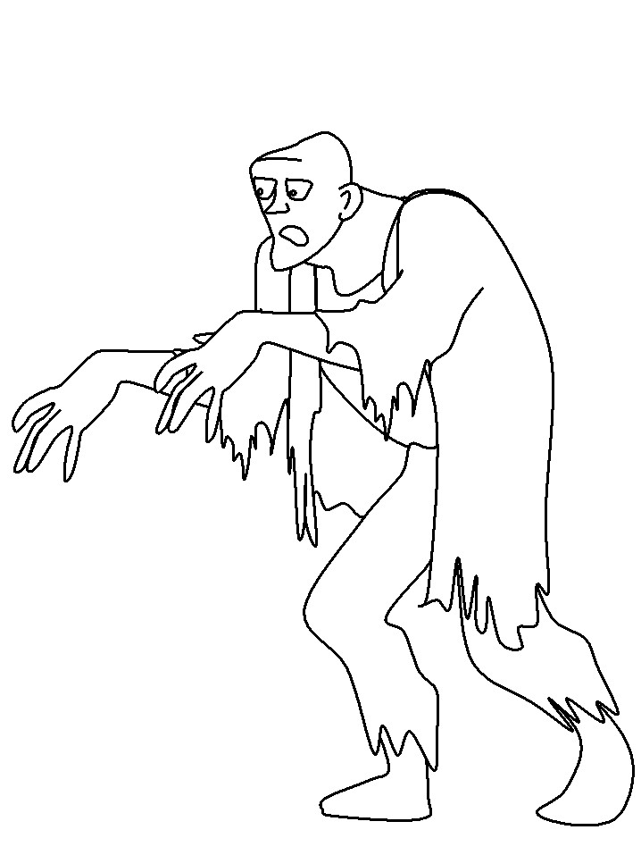 Zombie Coloring Pages For Kids
 9 Free Zombie Printable Coloring Pages
