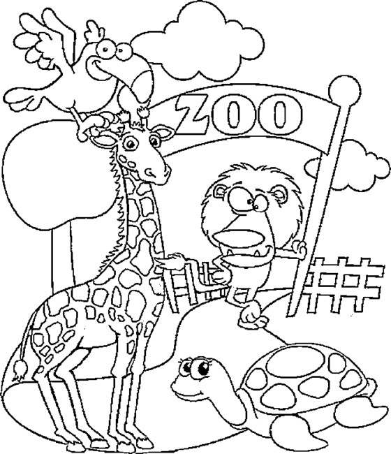 Zoo Coloring Sheets For Kids
 35 Zoo Coloring Pages ColoringStar