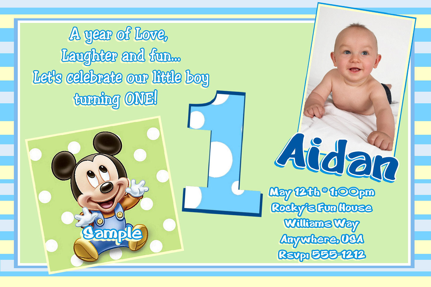 Best ideas about 1st Birthday Party Invitations
. Save or Pin FREE Printable Mickey Mouse 1st Birthday Invitations Now.