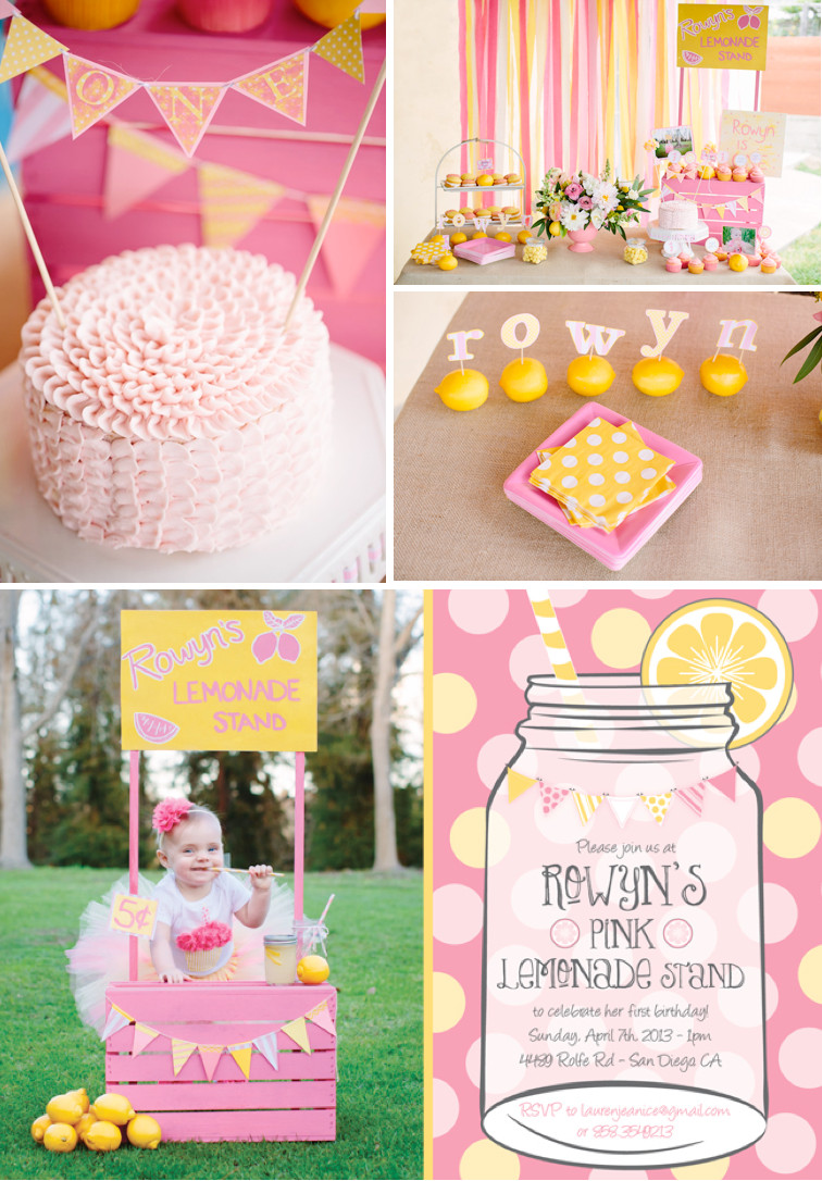 Best ideas about 1st Birthday Party Supplies Girl
. Save or Pin Kara s Party Ideas Pink Lemonade Girl Summer 1st Birthday Now.