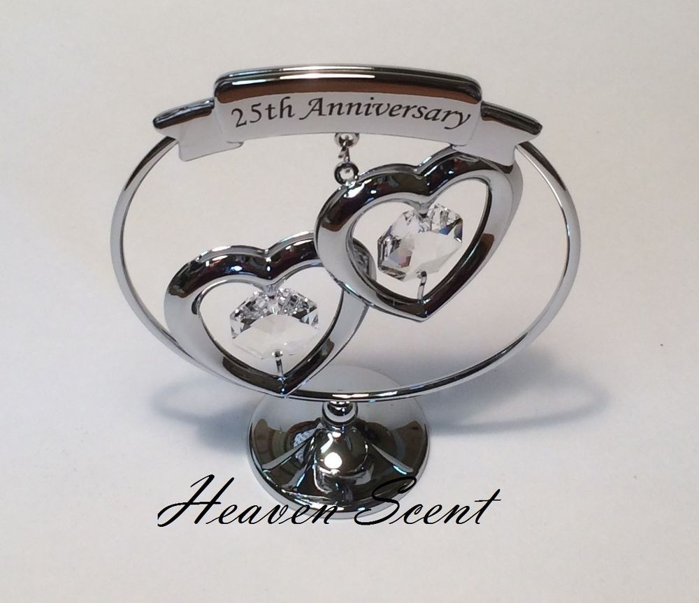 Best ideas about 25Th Wedding Anniversary Gift Ideas For Friends
. Save or Pin 25th Silver Wedding Anniversary Gift Ideas with Swarovski Now.