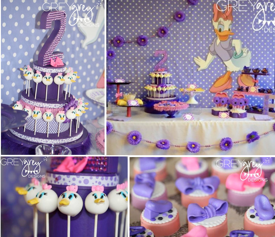 Best ideas about 2nd Birthday Party Themes
. Save or Pin Kara s Party Ideas Disney Daisy Duck Purple Girl 2nd Now.