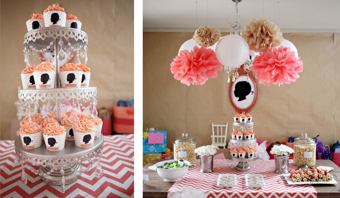 Best ideas about 2nd Birthday Party Themes
. Save or Pin Kara s Party Ideas Gilr Silhouette and Chevron Print 2nd Now.