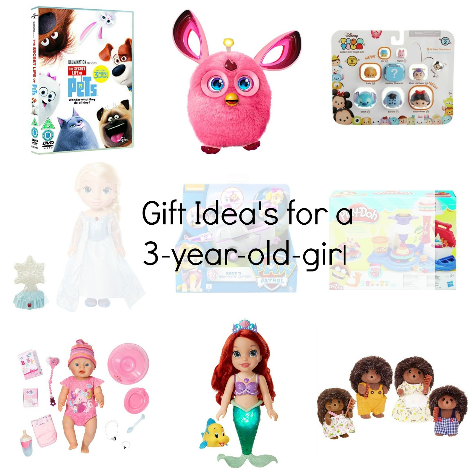 Best ideas about 3 Year Old Gift Ideas Girls
. Save or Pin Christmas Gift Ideas For A Three Year Old Girl Now.