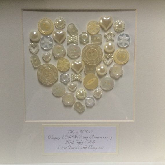 Best ideas about 30Th Anniversary Gift Ideas
. Save or Pin Pearl 30th Anniversary Gift Frame by DearAmyGifts on Etsy Now.