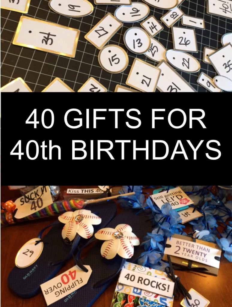 Best ideas about 40th Birthday Gifts Ideas For Him
. Save or Pin 40 Gifts for 40th Birthdays Little Blue Egg Now.