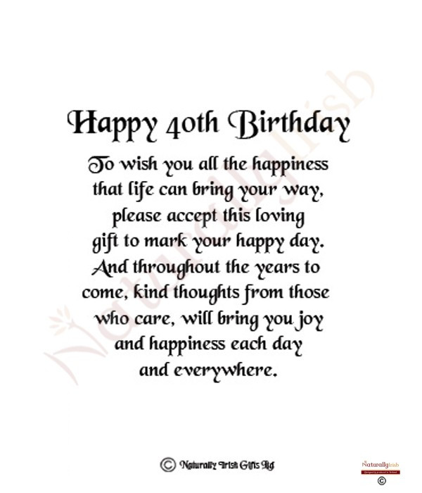 Best ideas about 40th Birthday Inspirational Quotes
. Save or Pin Funny 40th Birthday Quotes QuotesGram Now.
