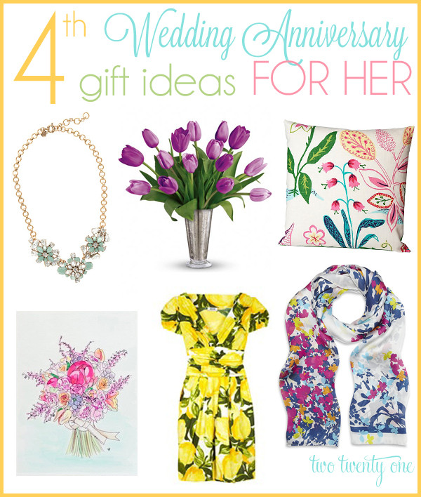 Best ideas about 4Th Anniversary Gift Ideas For Her
. Save or Pin 4th Anniversary Gift Ideas Now.