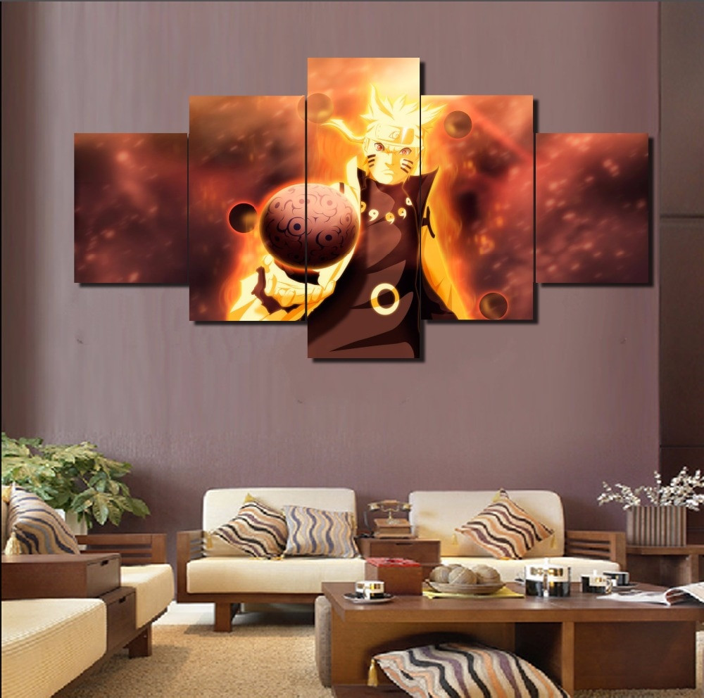 Best ideas about 5 Piece Wall Art
. Save or Pin HD Printed 5 Piece Canvas Art Naruto Anime Cuadros Now.