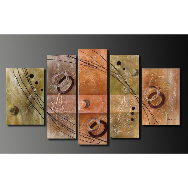 Best ideas about 5 Piece Wall Art
. Save or Pin Shop Hand painted Oil on Canvas Wall Decoration 5 piece Now.