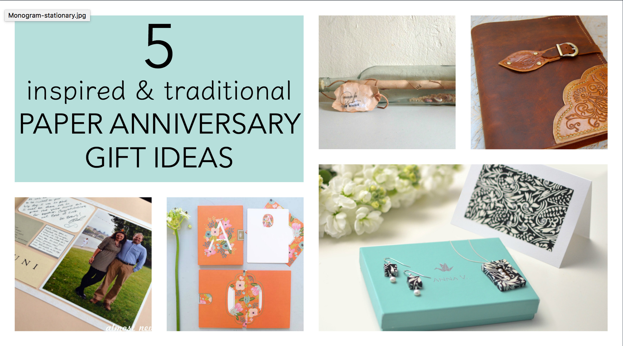 Best ideas about 5 Year Wedding Anniversary Gift Ideas For Her
. Save or Pin 5 Traditional Paper Anniversary Gift Ideas for Her Paper Now.