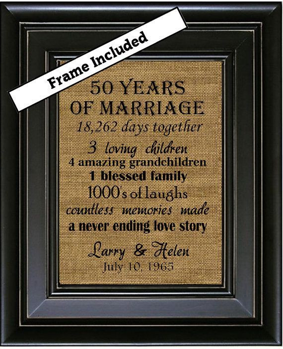 Best ideas about 50Th Anniversary Gift Ideas For Parents
. Save or Pin 50th Wedding Anniversary 50th Anniversary Gifts 50th Now.
