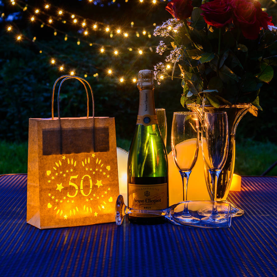 Best ideas about 50th Birthday Decor
. Save or Pin 50th birthday decoration party lantern bags by baloolah Now.