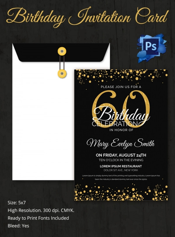 Best ideas about 60th Birthday Invitations Template
. Save or Pin Birthday Invitation Template 32 Free Word PDF PSD AI Now.