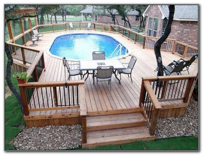 Best ideas about Above Ground Pool Deck Kits
. Save or Pin Ground Wooden Pool Deck Kits Decks Home Now.
