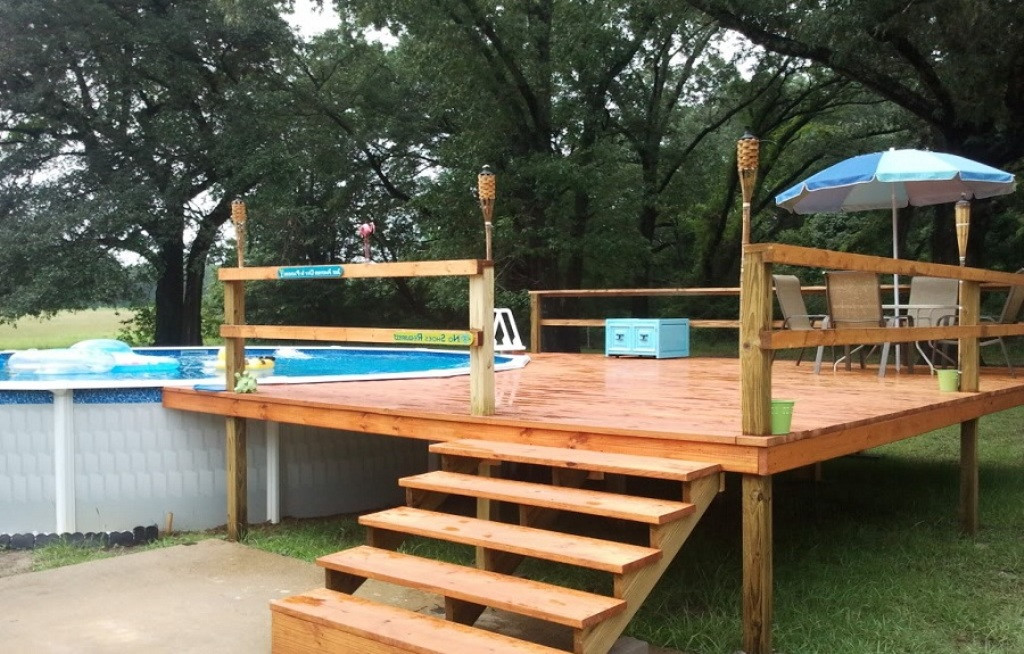 Best ideas about Above Ground Pool Decks
. Save or Pin Gorgeous Ideas for Ground Pool Deck Plans with Now.