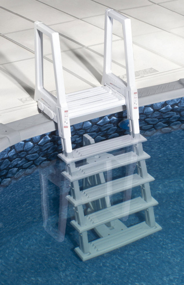 Best ideas about Above Ground Pool Ladders For Decks
. Save or Pin NEW STRONG & STURDY POOL LADDER STEPS for ABOVE GROUND Now.