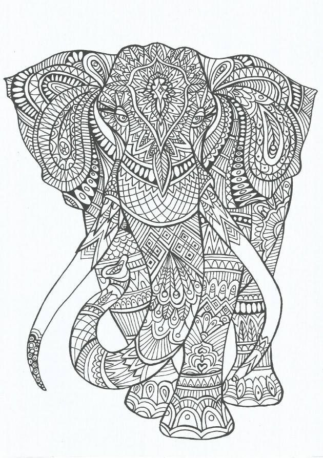 Best ideas about Abstract Elephant Coloring Pages For Adults
. Save or Pin coloring for adults Stress Relief Now.