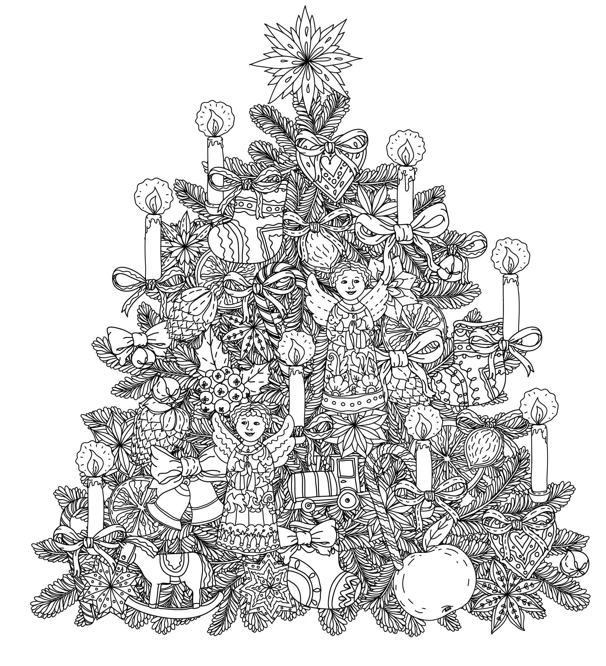 Best ideas about Adult Christmas Coloring Books
. Save or Pin Christmas Coloring Pages for Adults 2018 Dr Odd Now.