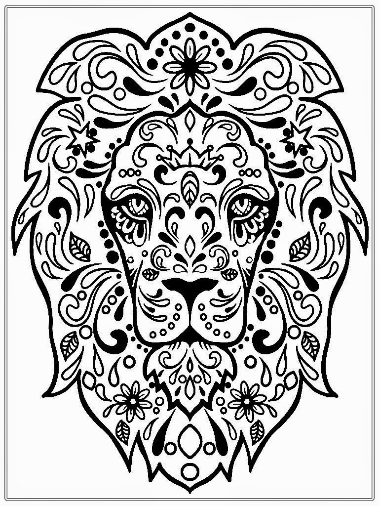 Best ideas about Adult Coloring Books For Men
. Save or Pin Realistic Lion Adult Coloring Pages Free Now.