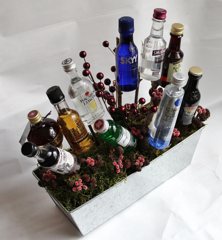 Best ideas about Alcohol Gift Basket Ideas
. Save or Pin A Gift Basket of Booze Now.